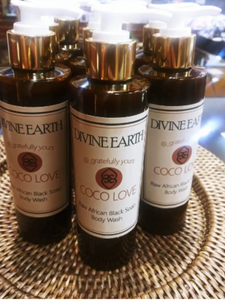 DIVINE EARTH Liquid Black Soap